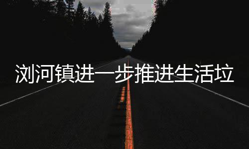 工作推进生活浏河垃圾一步镇进分类